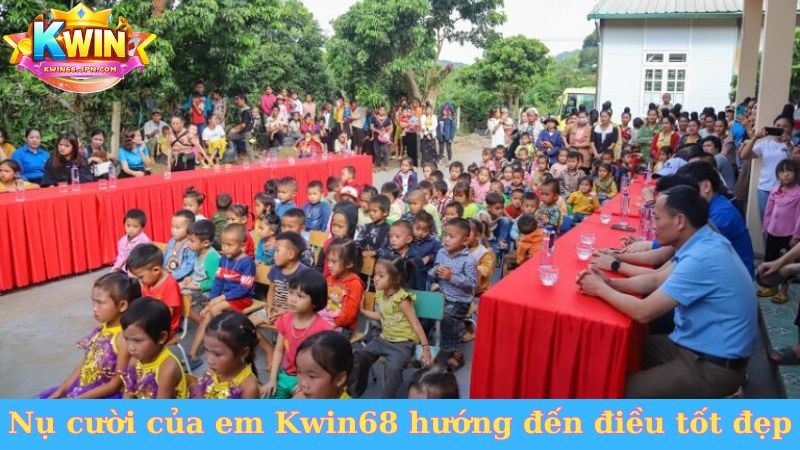 Nụ cười của em Kwin68 hướng đến điều tốt đẹp