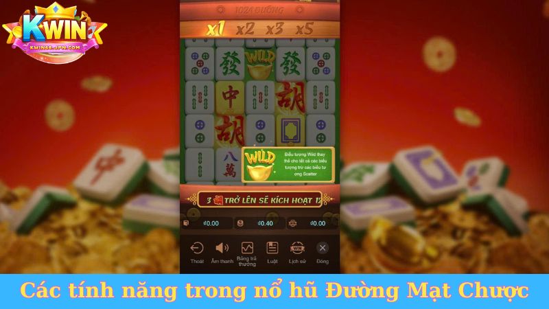 Các tính năng trong nổ hũ Đường Mạt Chược
