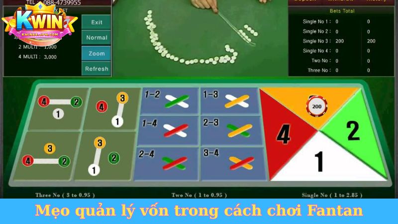 Mẹo quản lý vốn trong cách chơi Fantan